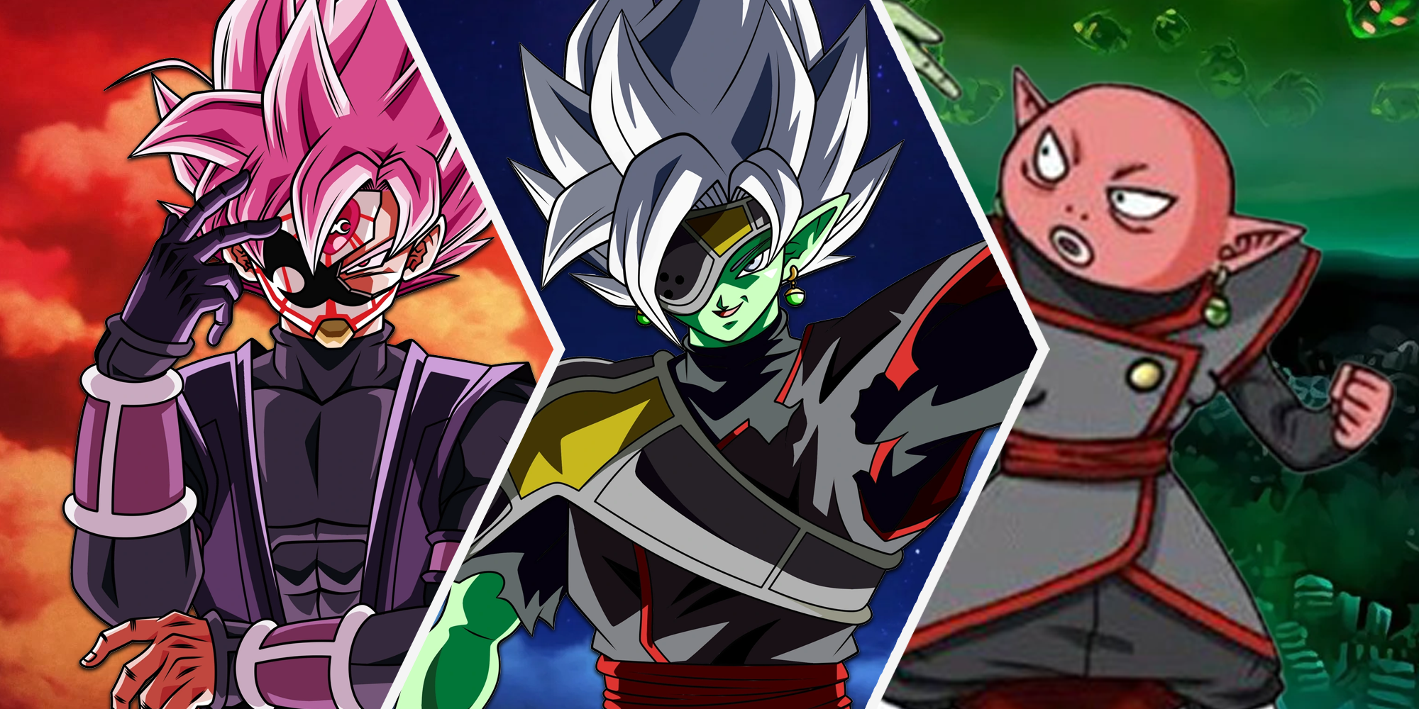 Goku Black, Fusion Zamasu, Monaca Black
