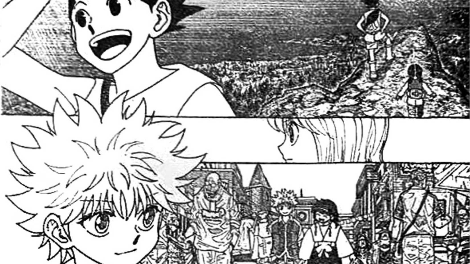 Gon and Killua return Hunter X Hunter Chapter 414 
