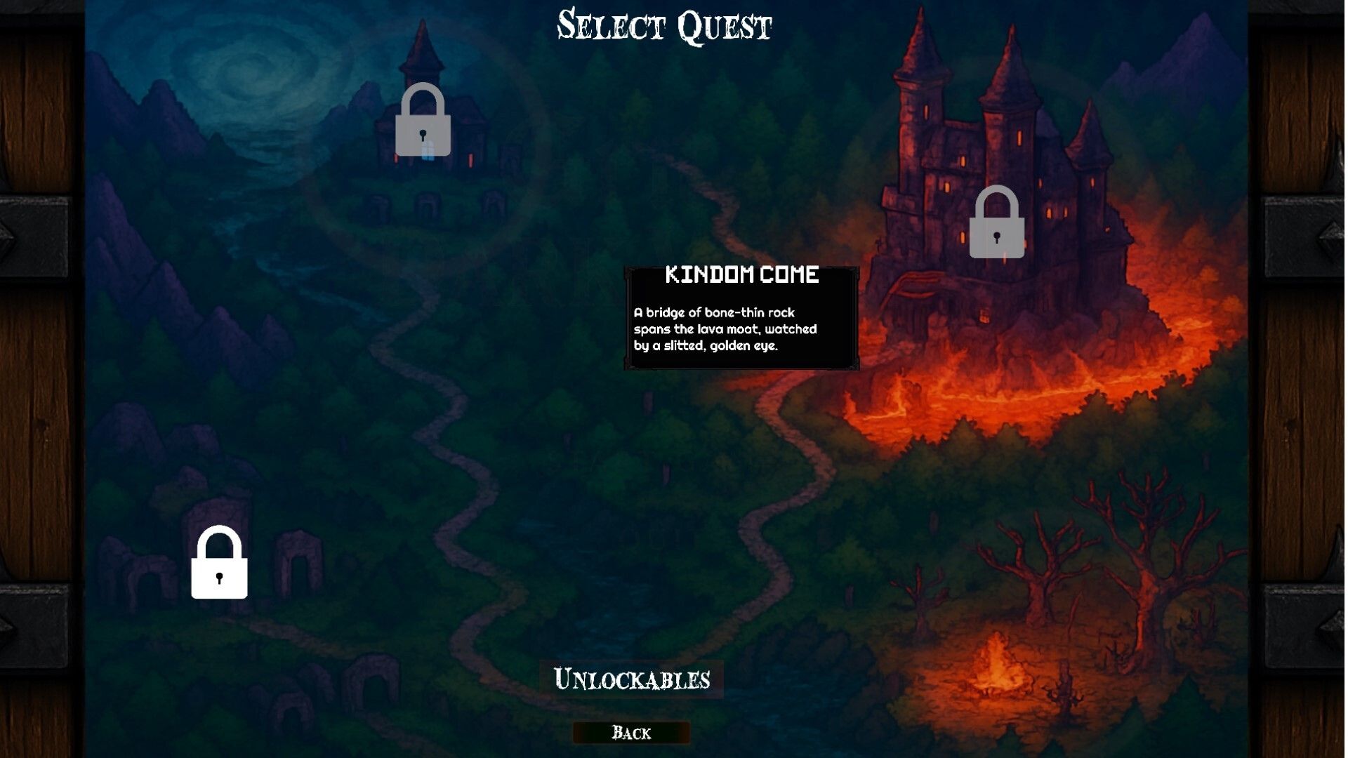 the quest menu in grit the dark world.