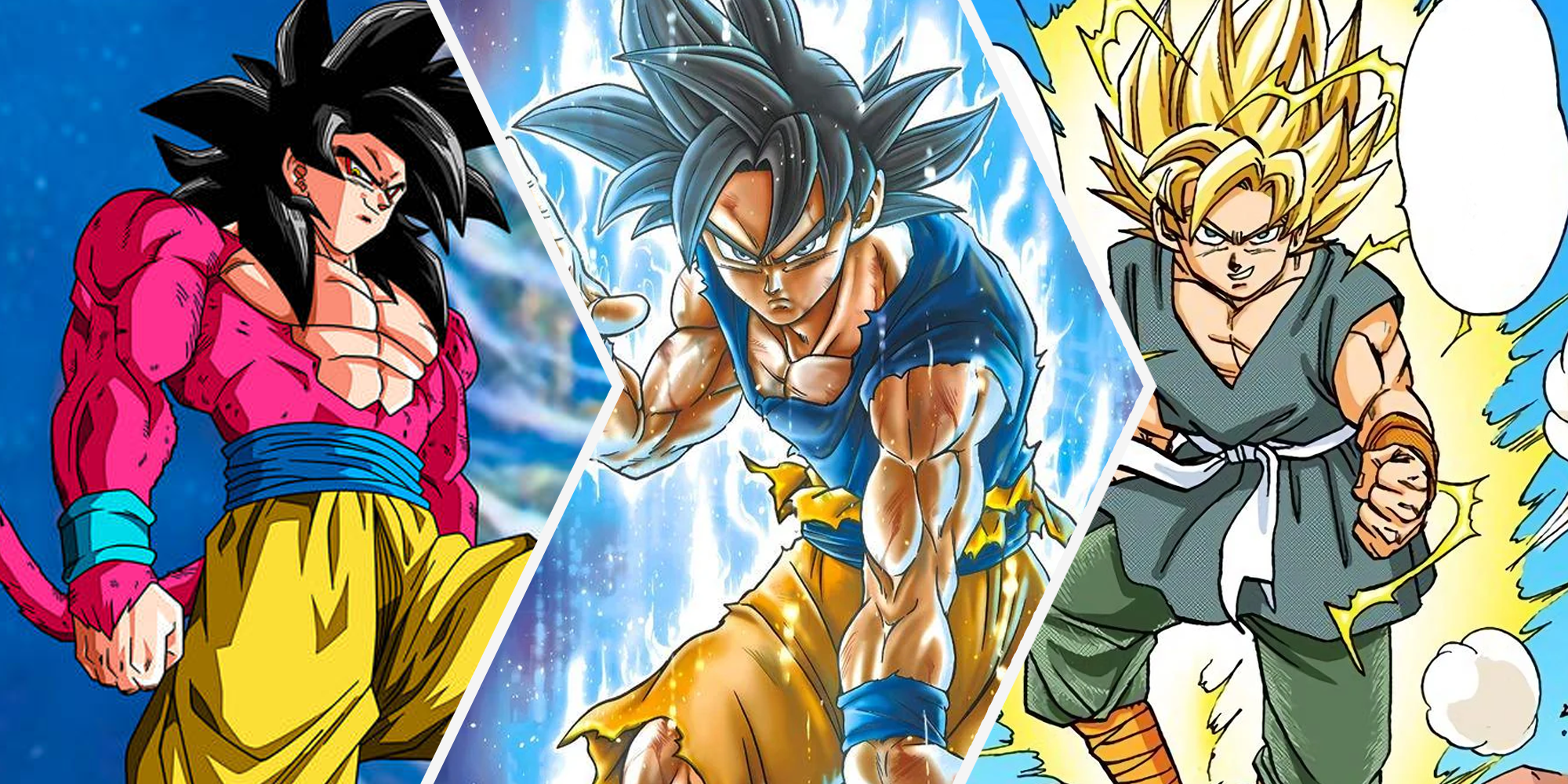 GT Son Goku, DBS Son Goku, Neko Mine Z Son Goku