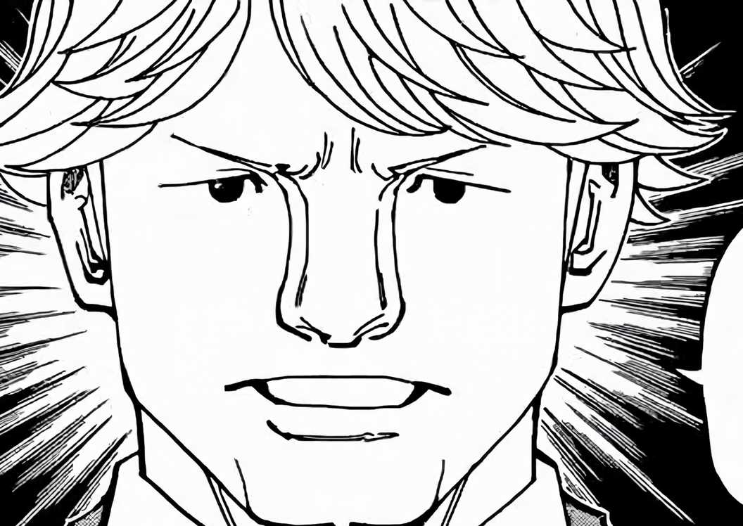 Halkenbgurg as seen in the manga, speaking to one of his men.
