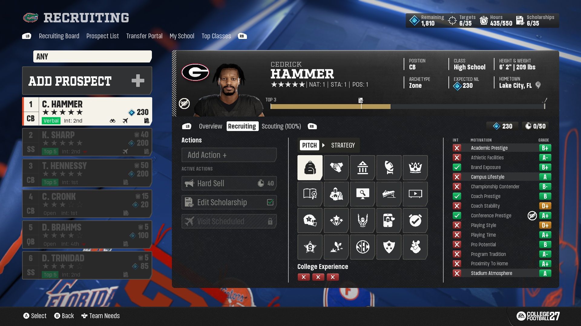Hard Sell - College Football 27