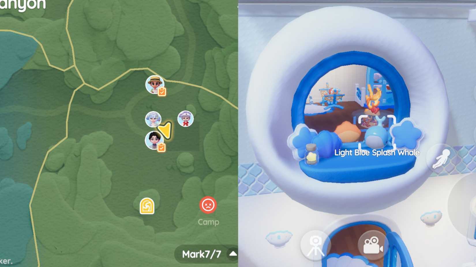 Hartopia Light Blue Splash Whale Location Guide