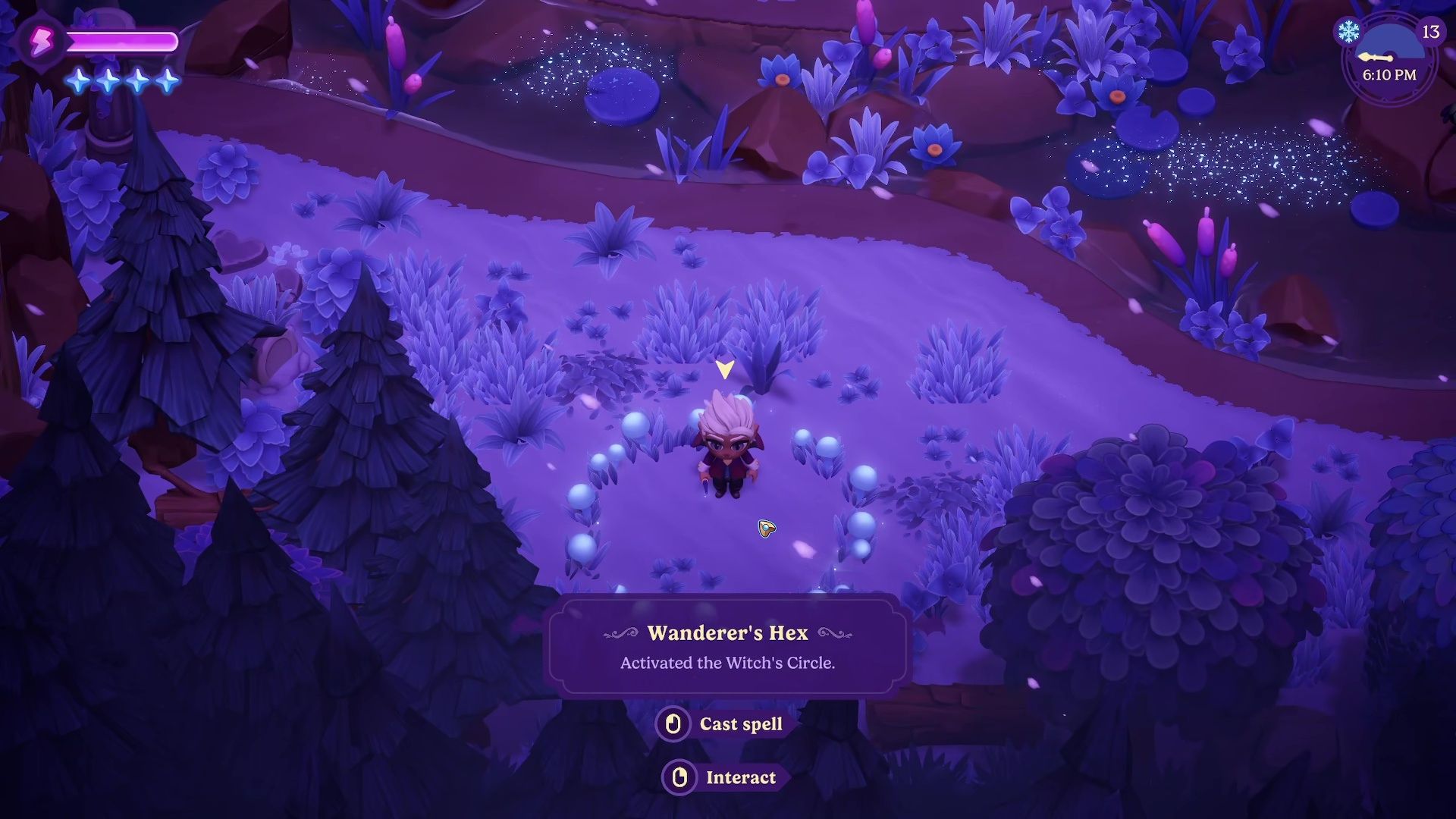 How to Activate Mushroom Circle Teleportation Using Wanderer's Hex in Moonlight Pics (3)