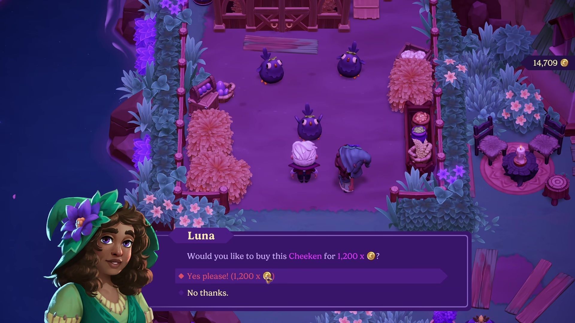 how to buy cheekens to get eggs in moonlight peaks (2)