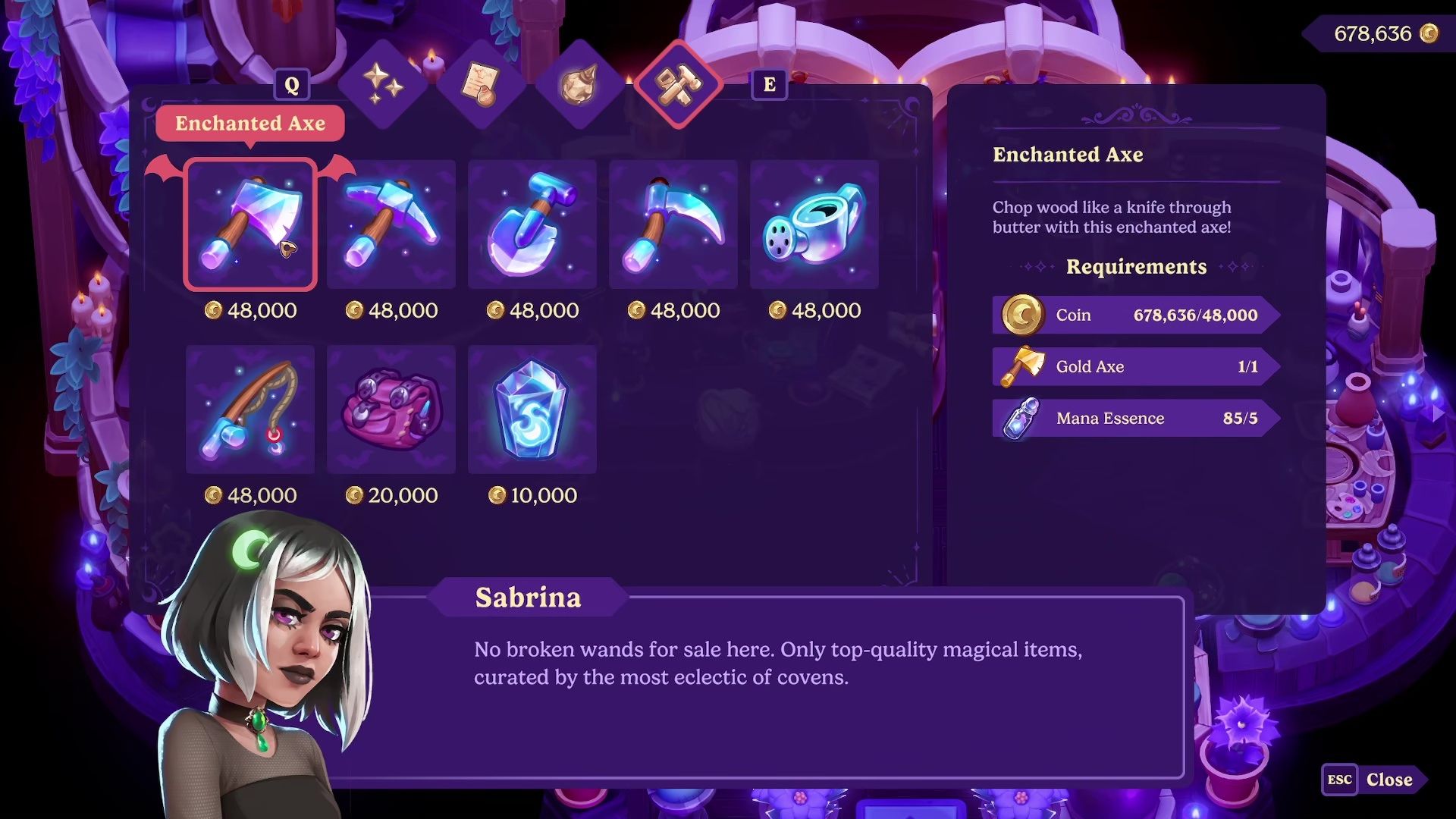 How to Buy Magic Tools in Moonlight Peaks