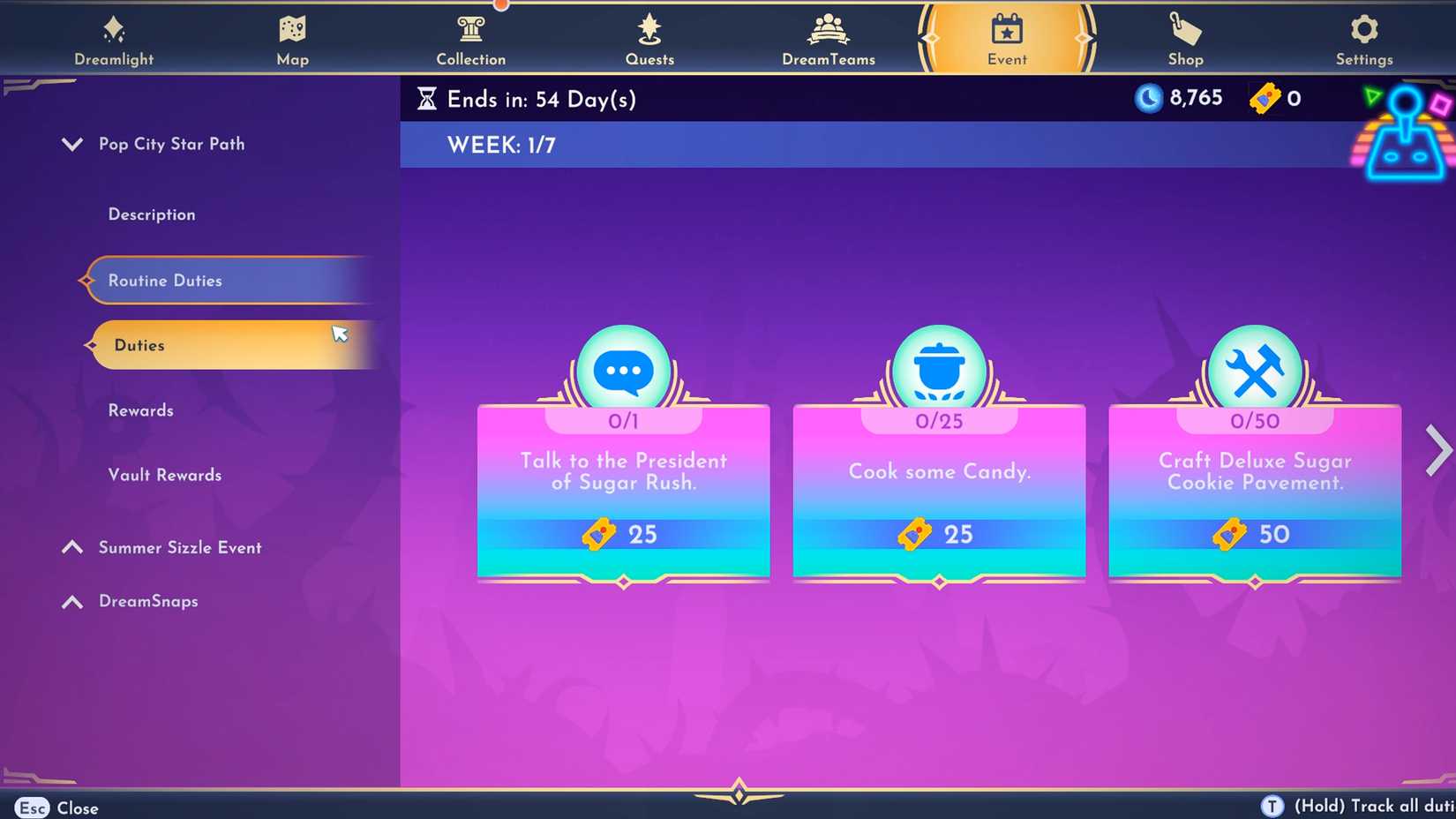 All Pop City Star Path Duties & How To Complete Them In DDV