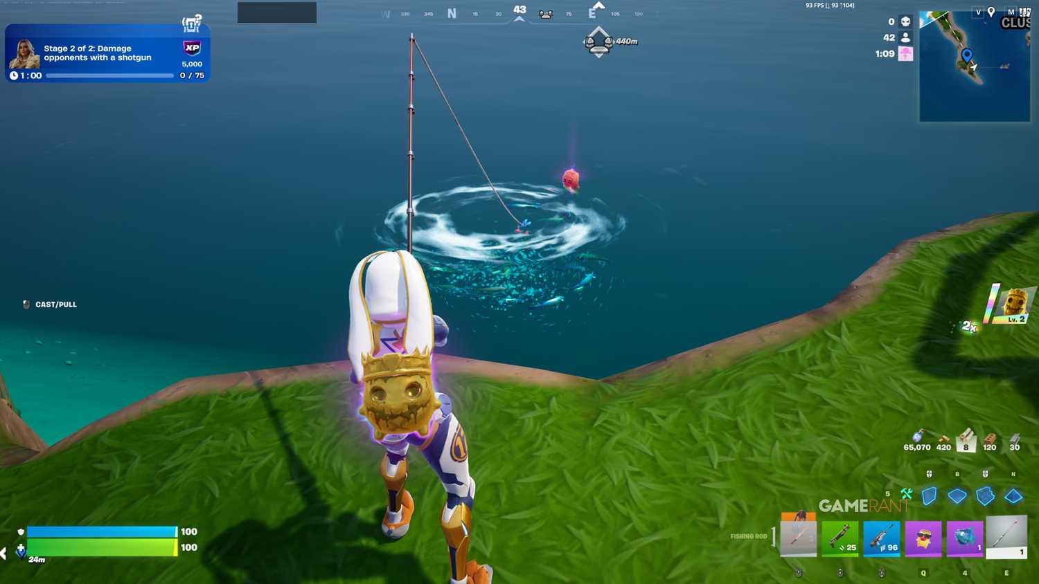 How to Fish for Gummy Sprite in Fortnite
