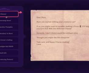 How to Get Cheese in Moonlight Peaks unlock press recipe