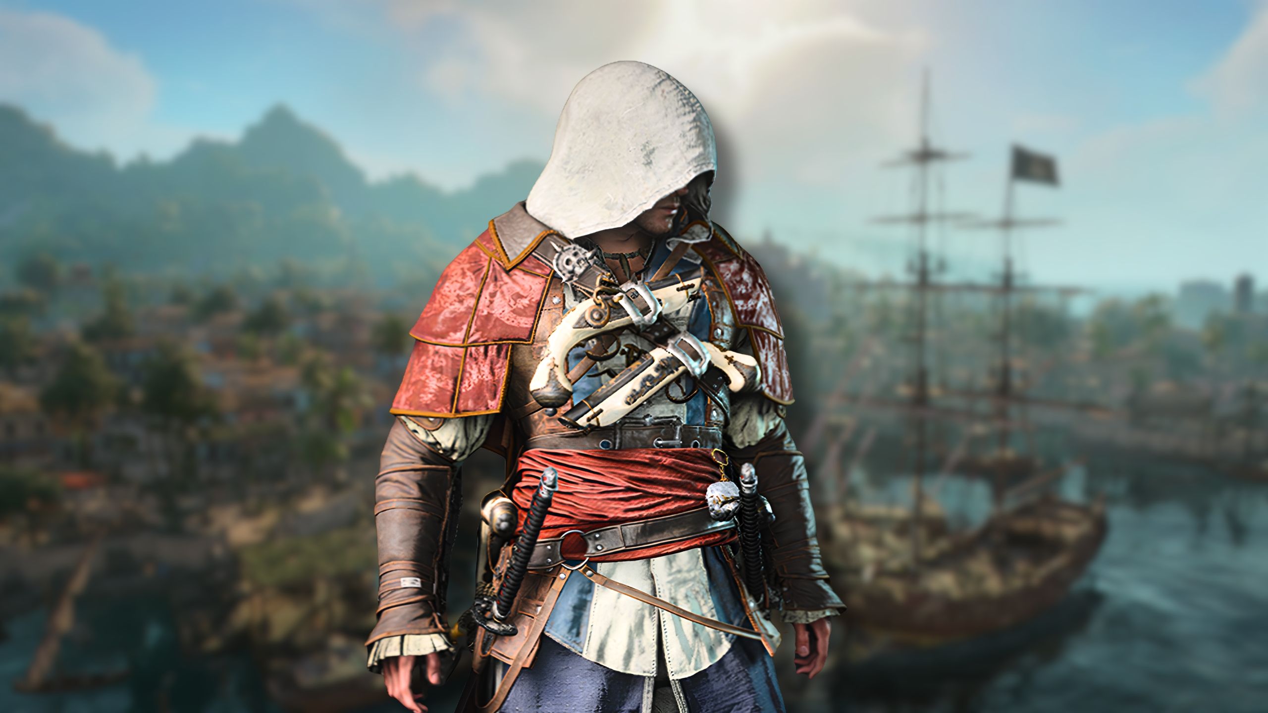 Crimson Cloak Outfit Location in AC Black Flag Resynced