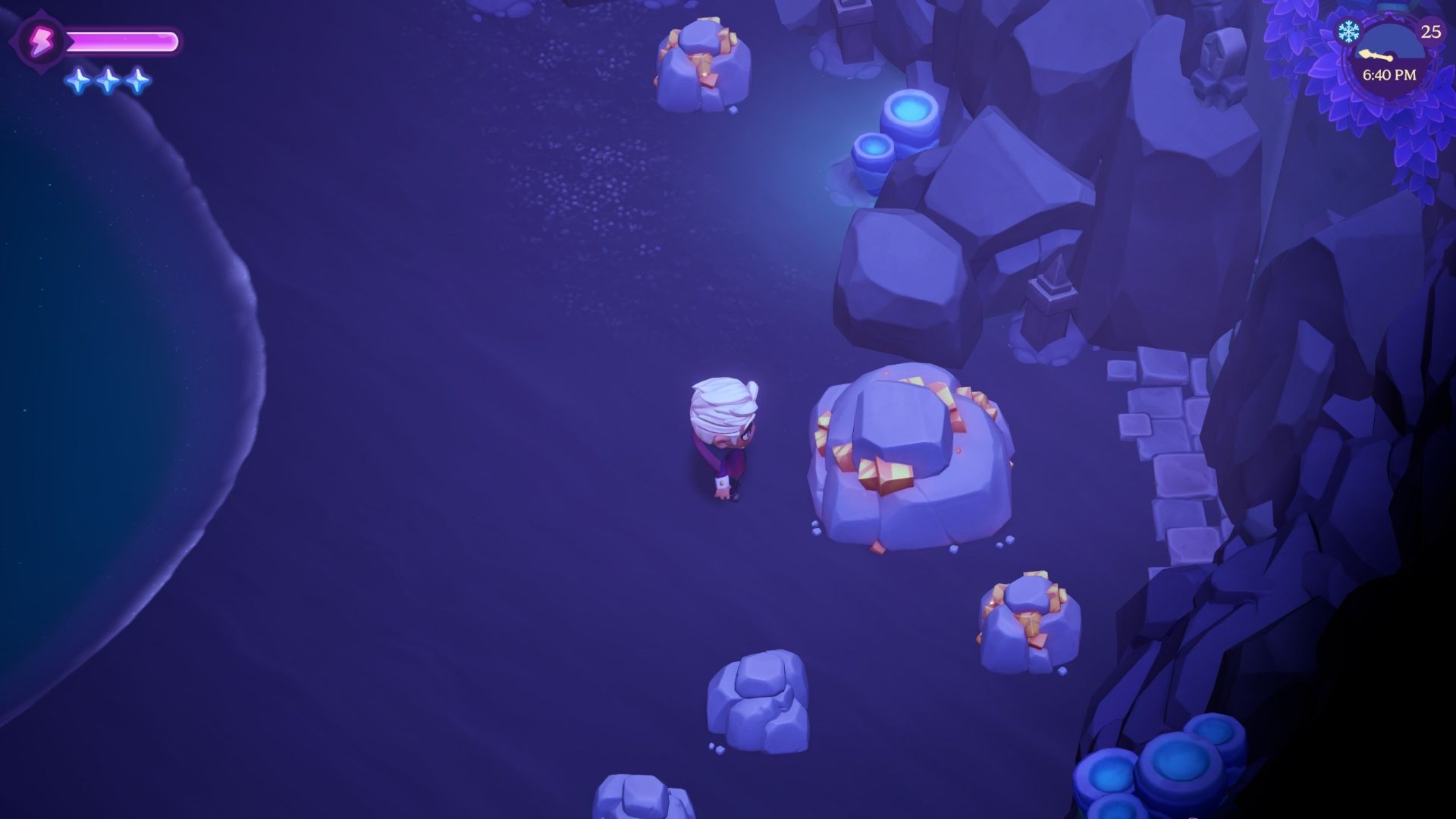 how to get gold ore in moonlight peaks cave of echoes (3)