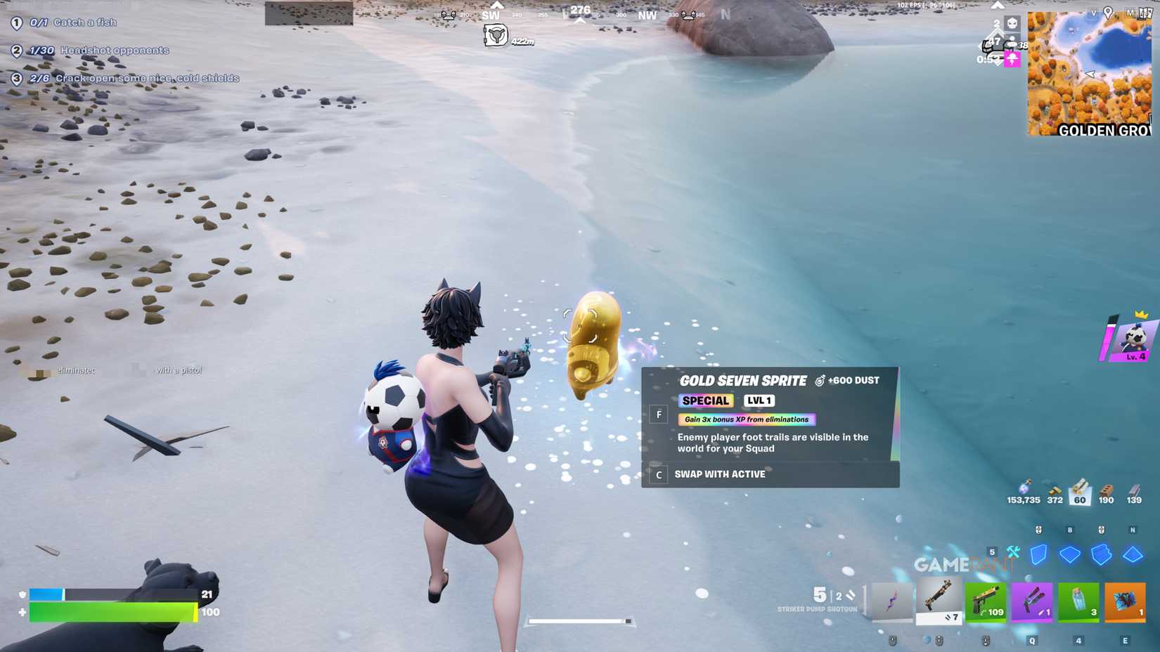 How to get the Seven Sprite in Fortnite