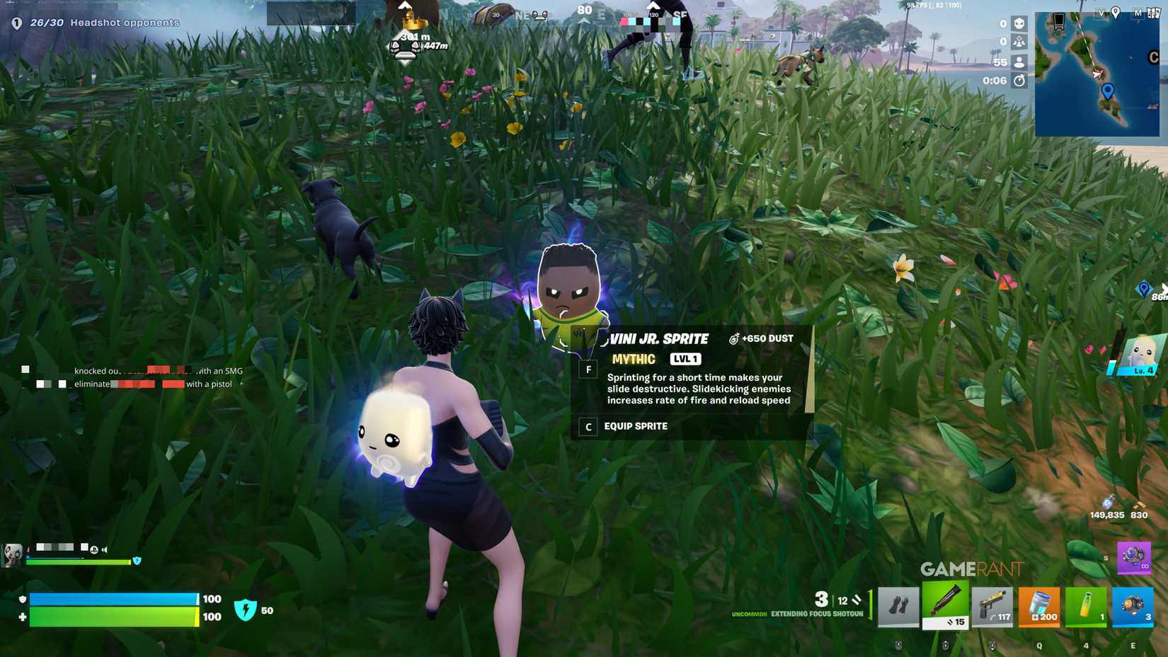 How to Get the Vini Jr. Sprite in Fortnite