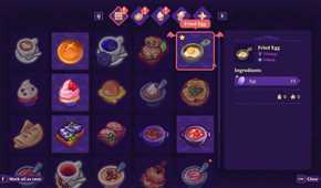 how to make fried eggs for ludo in moonlight peaks