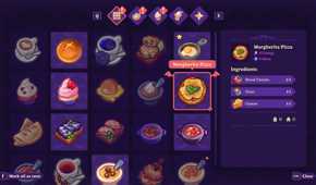 how to make margherita pizza for ludo in moonlight peaks