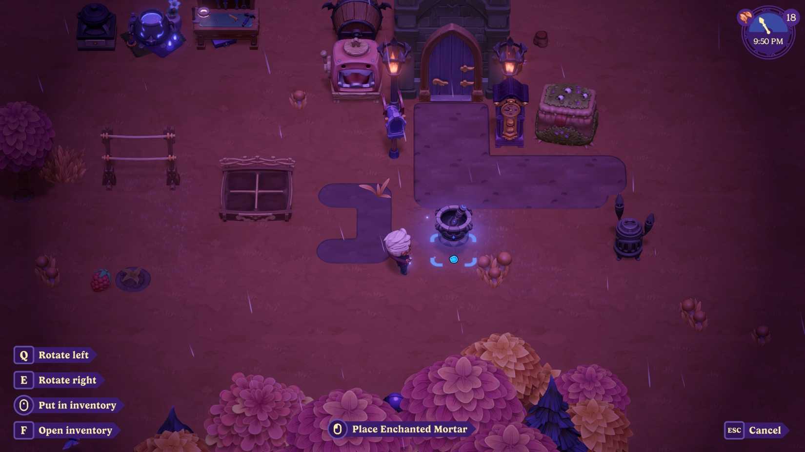 how to move structures in moonlight peaks decorate mode