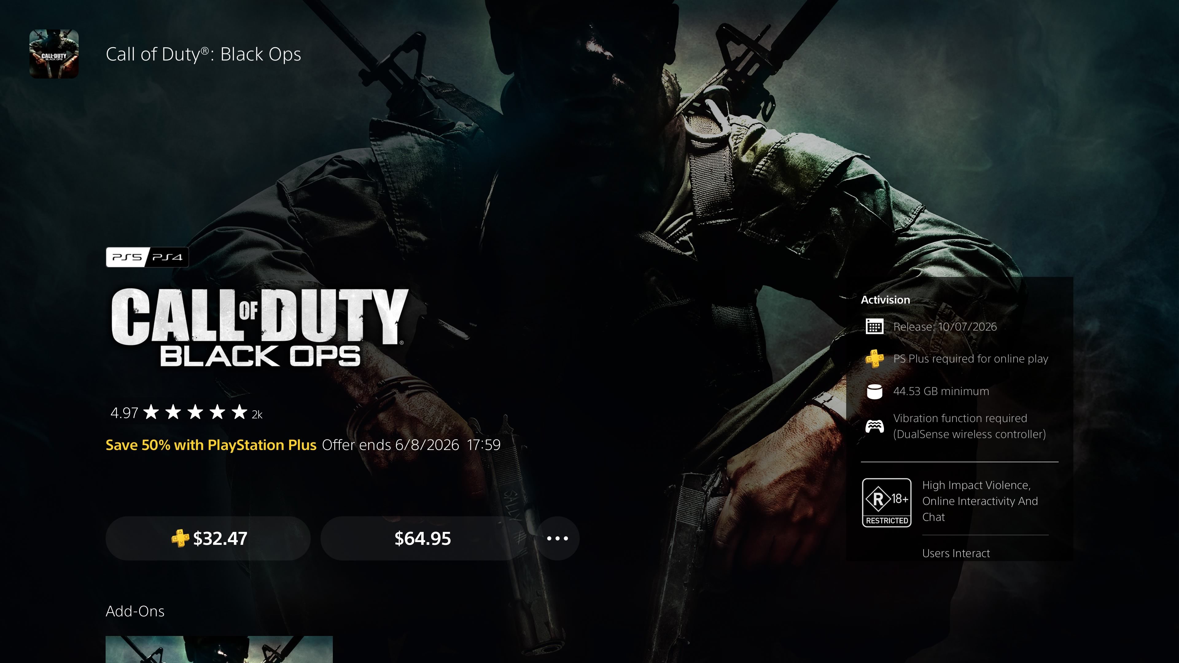 Black Ops 1 & 2 PS5 Port FAQ: Resolution, Crossplay, and What's