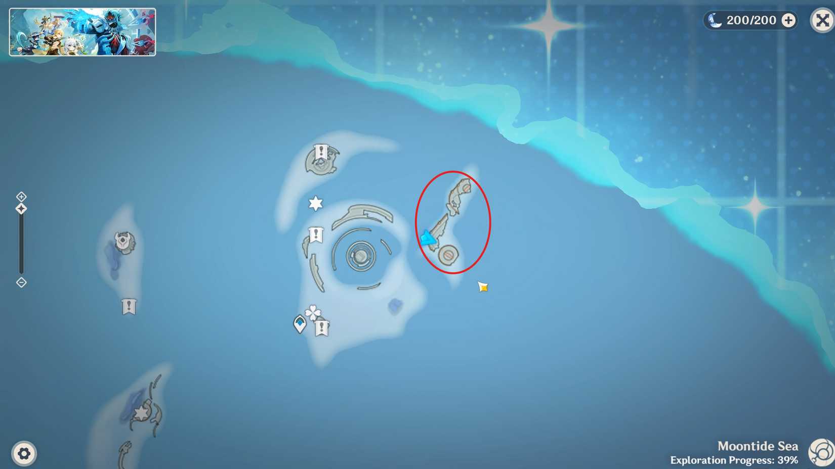 how to solve moontide sea puzzle 7 in genshin impact