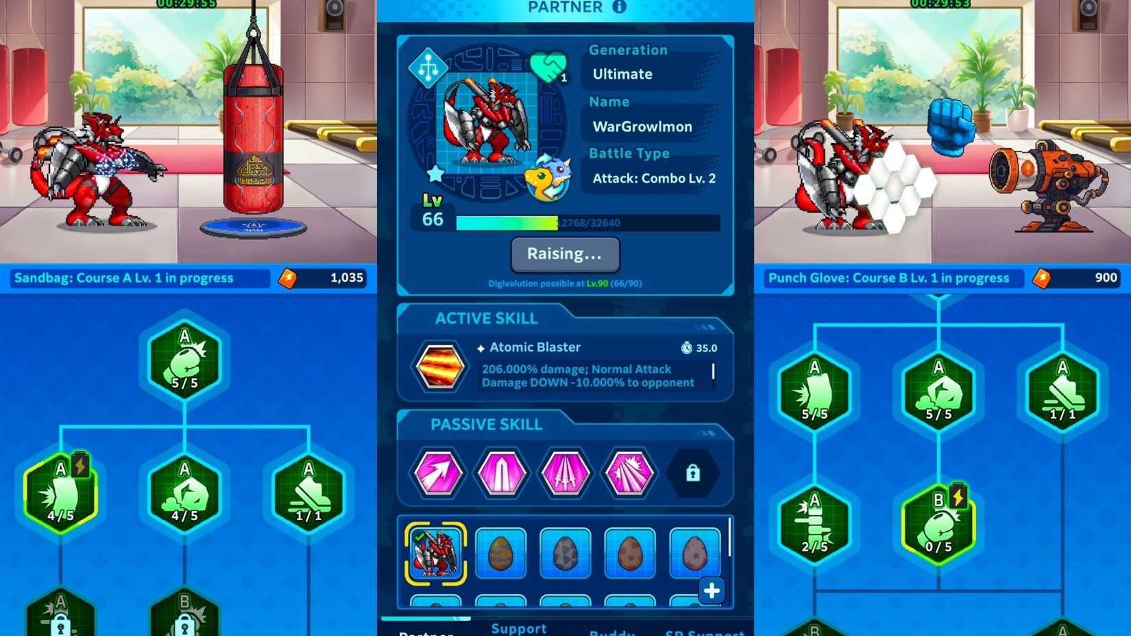 How to train your Partner in Digimon Up