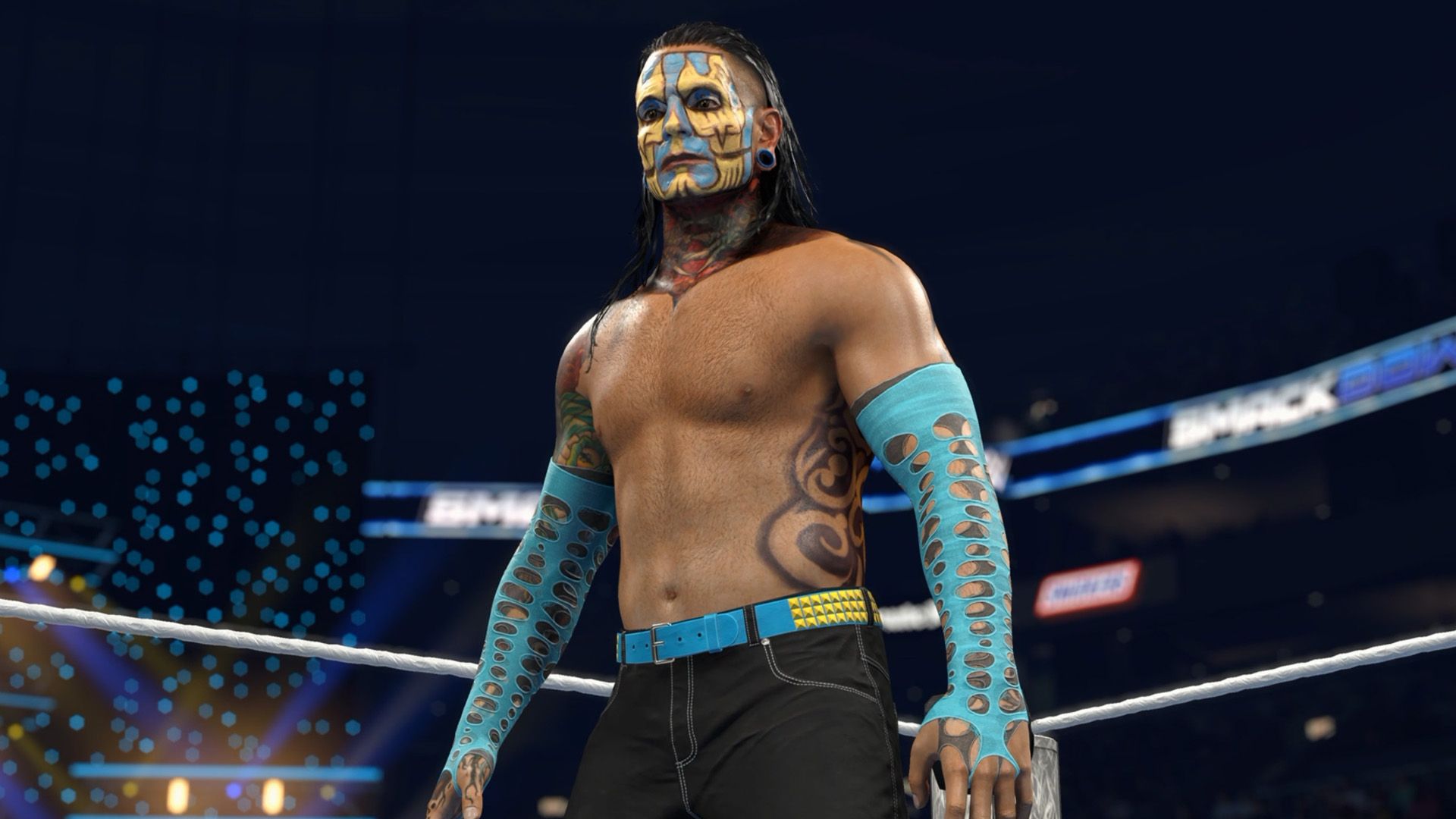 Jeff Hardy WWE 2K26 shirt off
