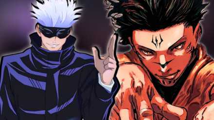 Image of Gojo and Sukuna from Jujutsu Kaisen