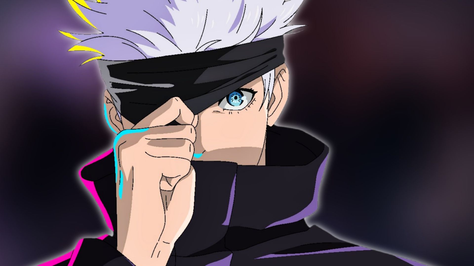 An image of Satoru Gojo from Jujutsu Kiasen preparing for a new release on July 22nd