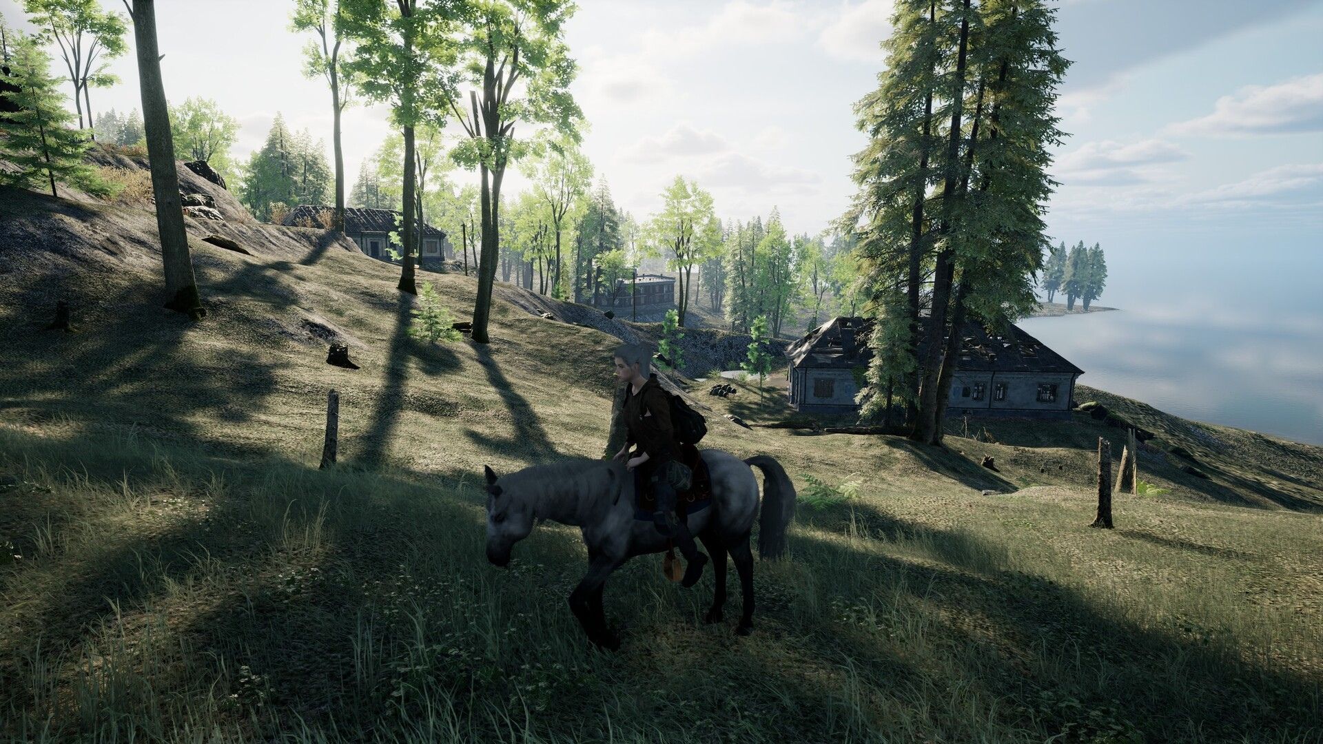 keepup survival player riding a horse.