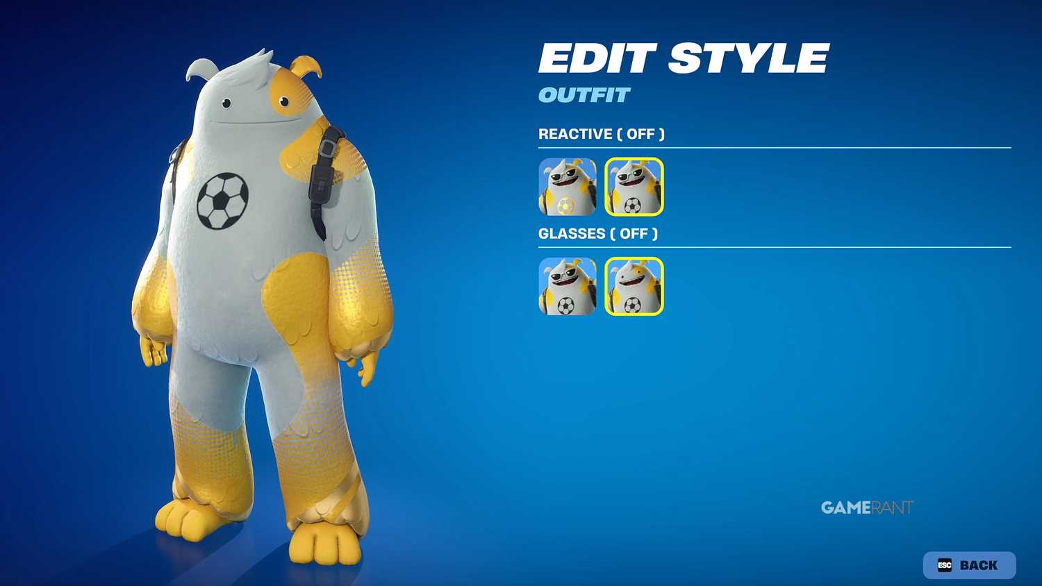 Kickoff Yeddy Skin - Fortnite - 2