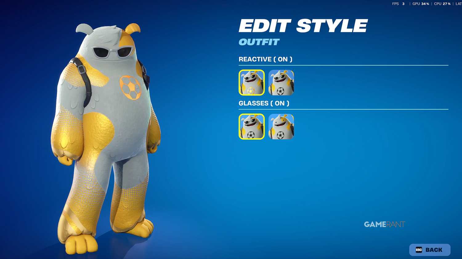 Kickoff Yeddy Skin - Fortnite