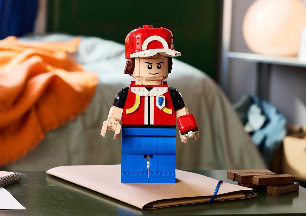 LEGO Pokemon Upscaled Red full shot
