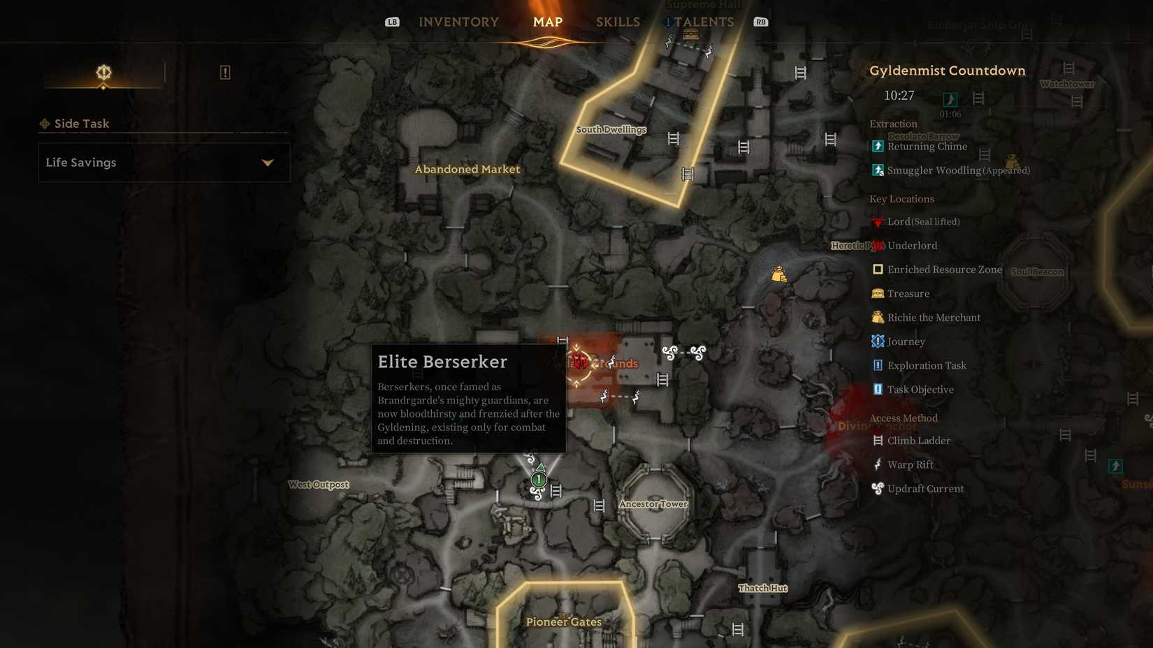 Loot Room Keys from Mini Bosses Mistfall Hunter