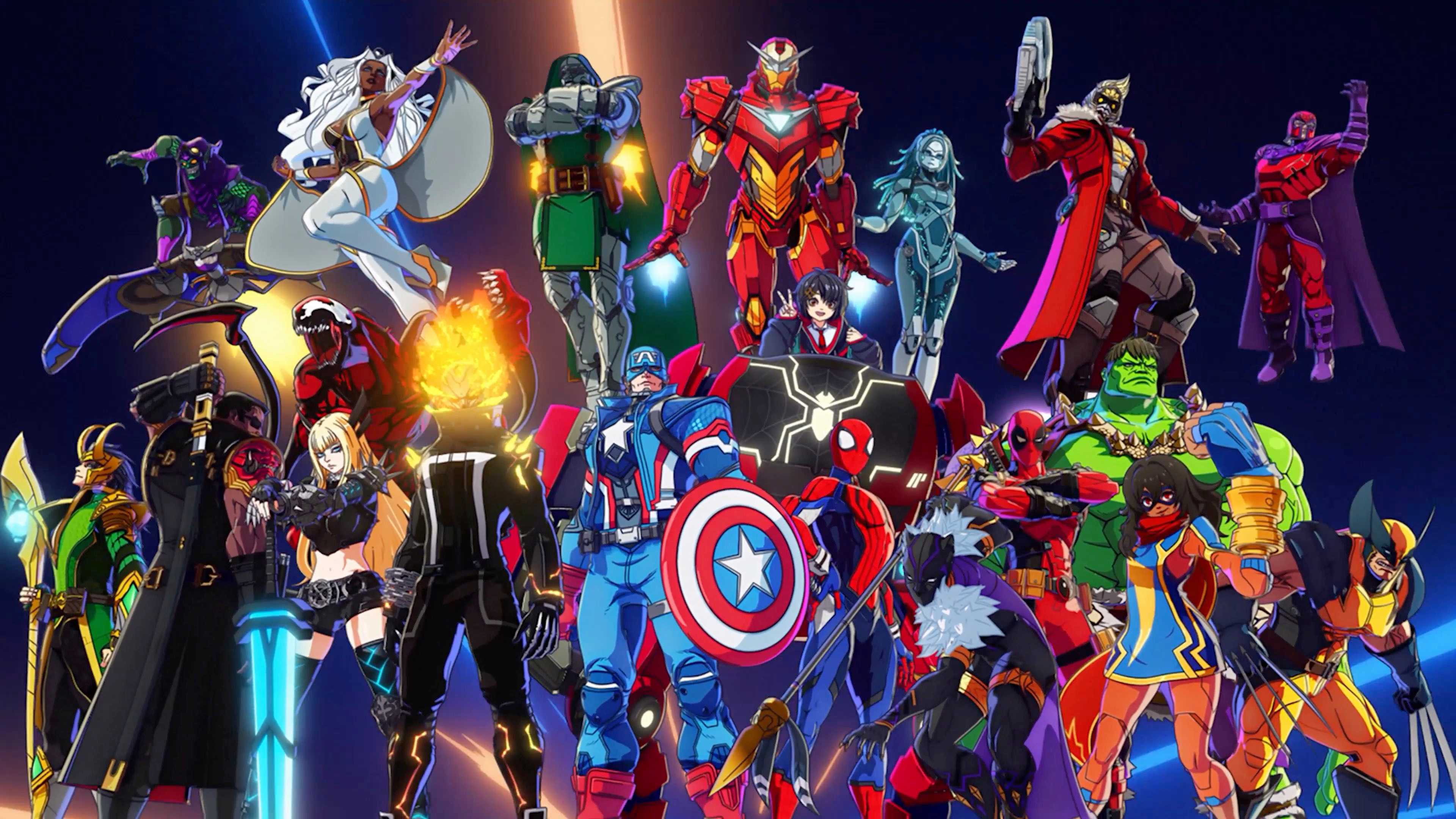 Marvel Tokon Fighting Souls Roster From Anime Opening