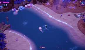 mermaid form dive into Water Ripples bubbles in Moonlight Peaks