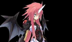 Millim in full draconic form, showing her draconian features.