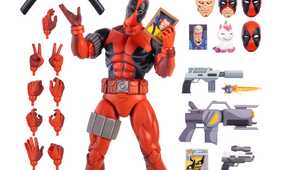 mondo deadpool figure - all accessories