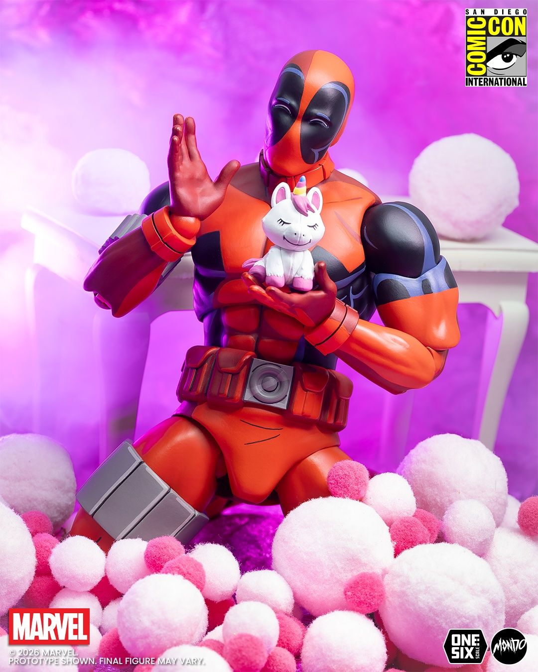 mondo deadpool figure - deadpool and unicorn