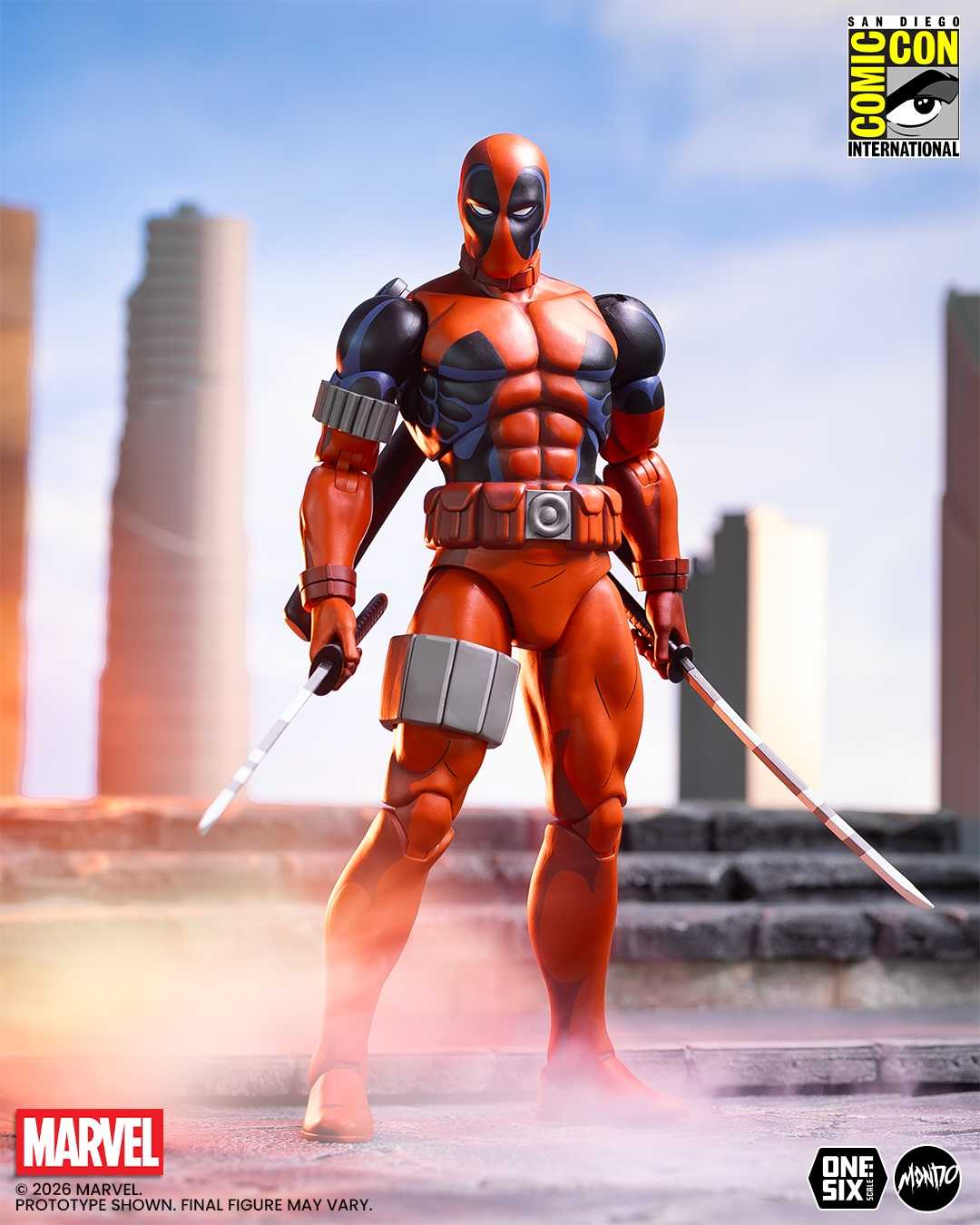 mondo deadpool figure - deadpool with katanas