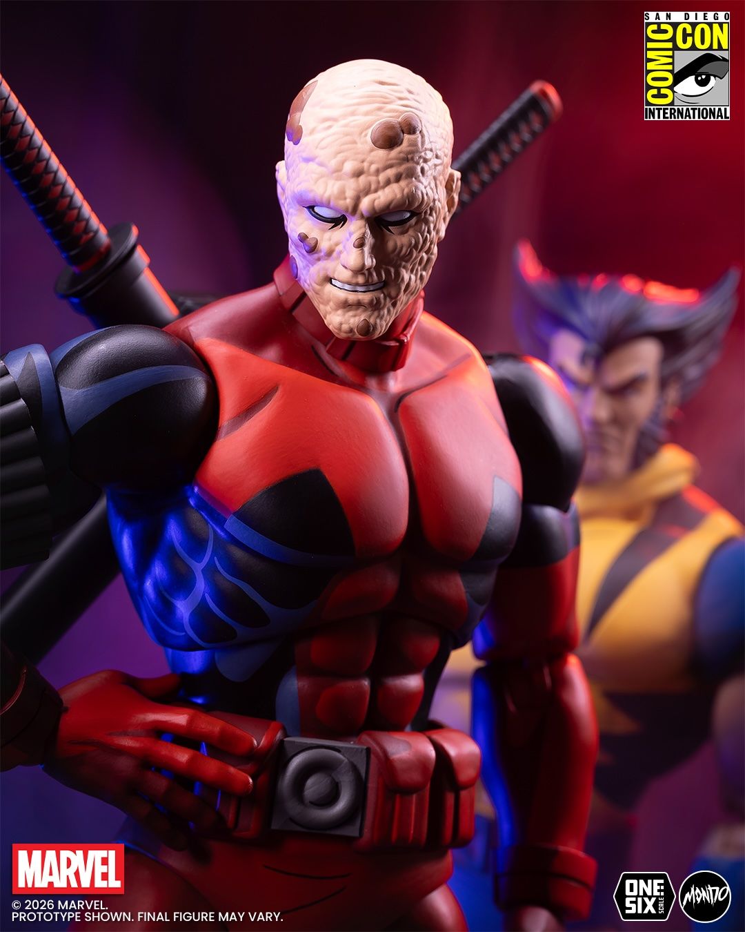 mondo deadpool figure - unmasked