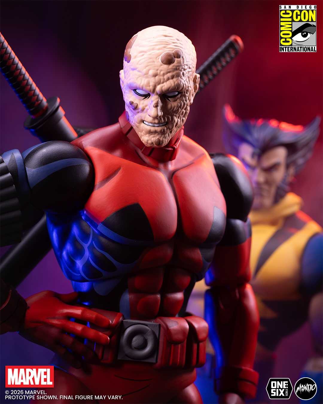 mondo deadpool figure - unmasked