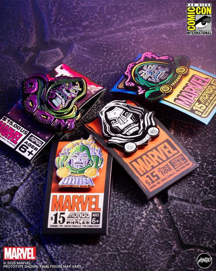 mondo doctor doom pin blind bag