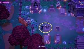 Clue #2 on the ground in Ambrosia Graveyard in Moonlight Peaks.