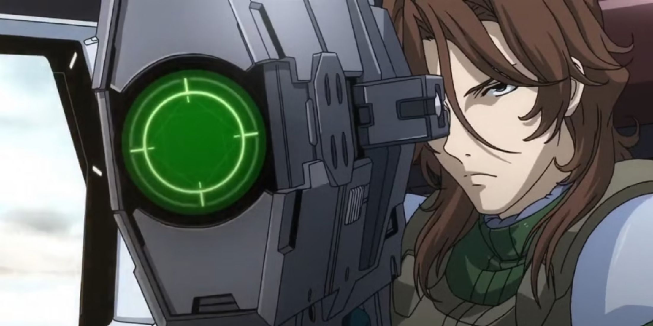 Neil prepares to fire a laser gun at one of his opponents.