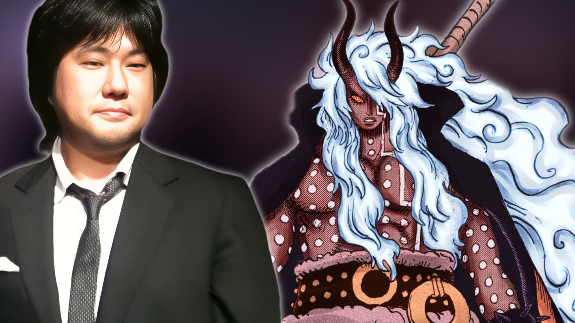 Image of Eiichiro Oda and Nerona Imu from One Piece