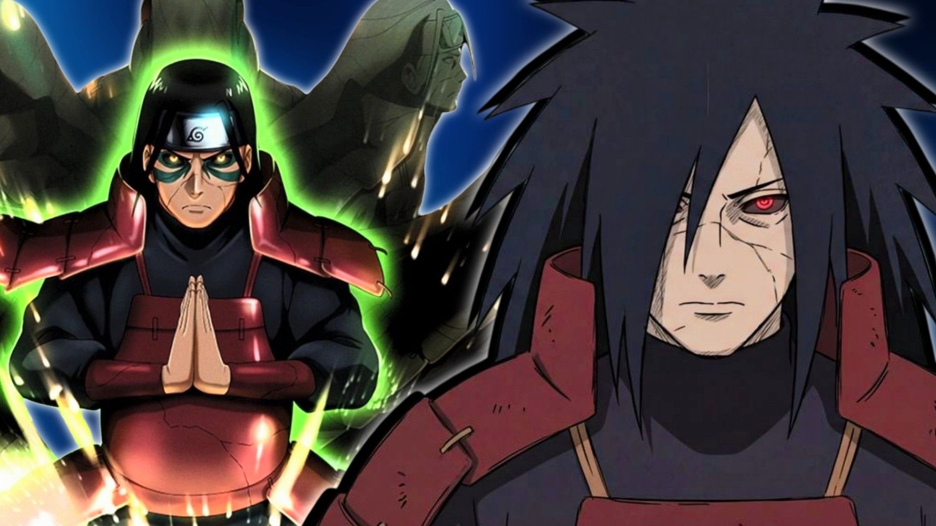 Image of the Uchiha and Senju clan leaders in Naruto