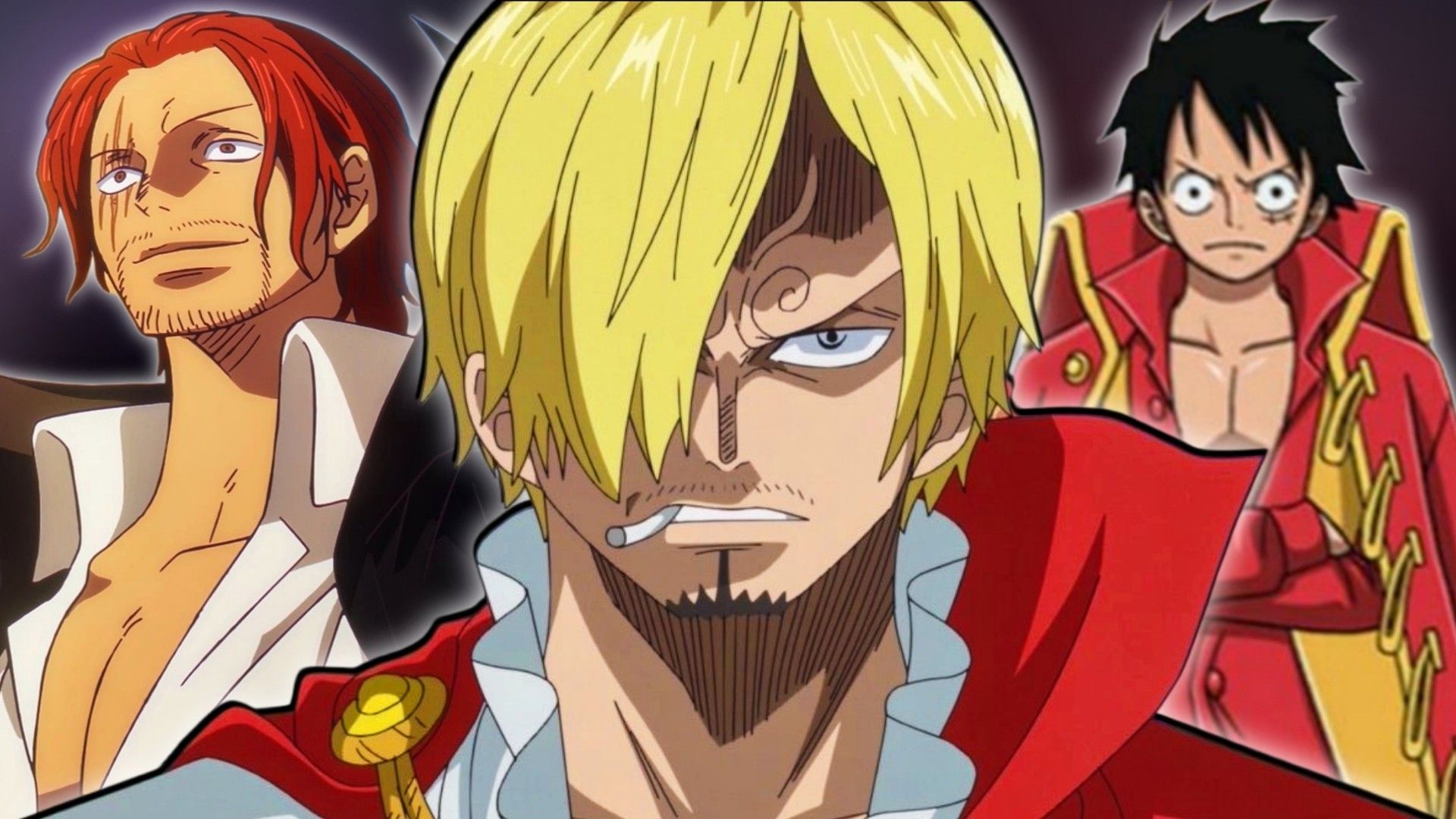 Image of Kings from One Piece including Shanks, Sanji and Luffy