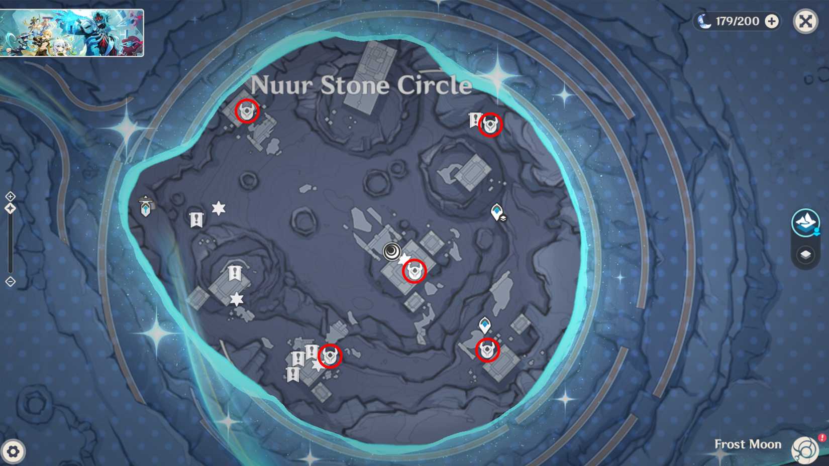 nuur Stone Circle Precious and Luxurious Chest Location in Genshin Impact