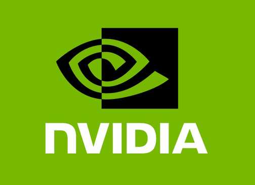 Nvidia Logo with Green Background