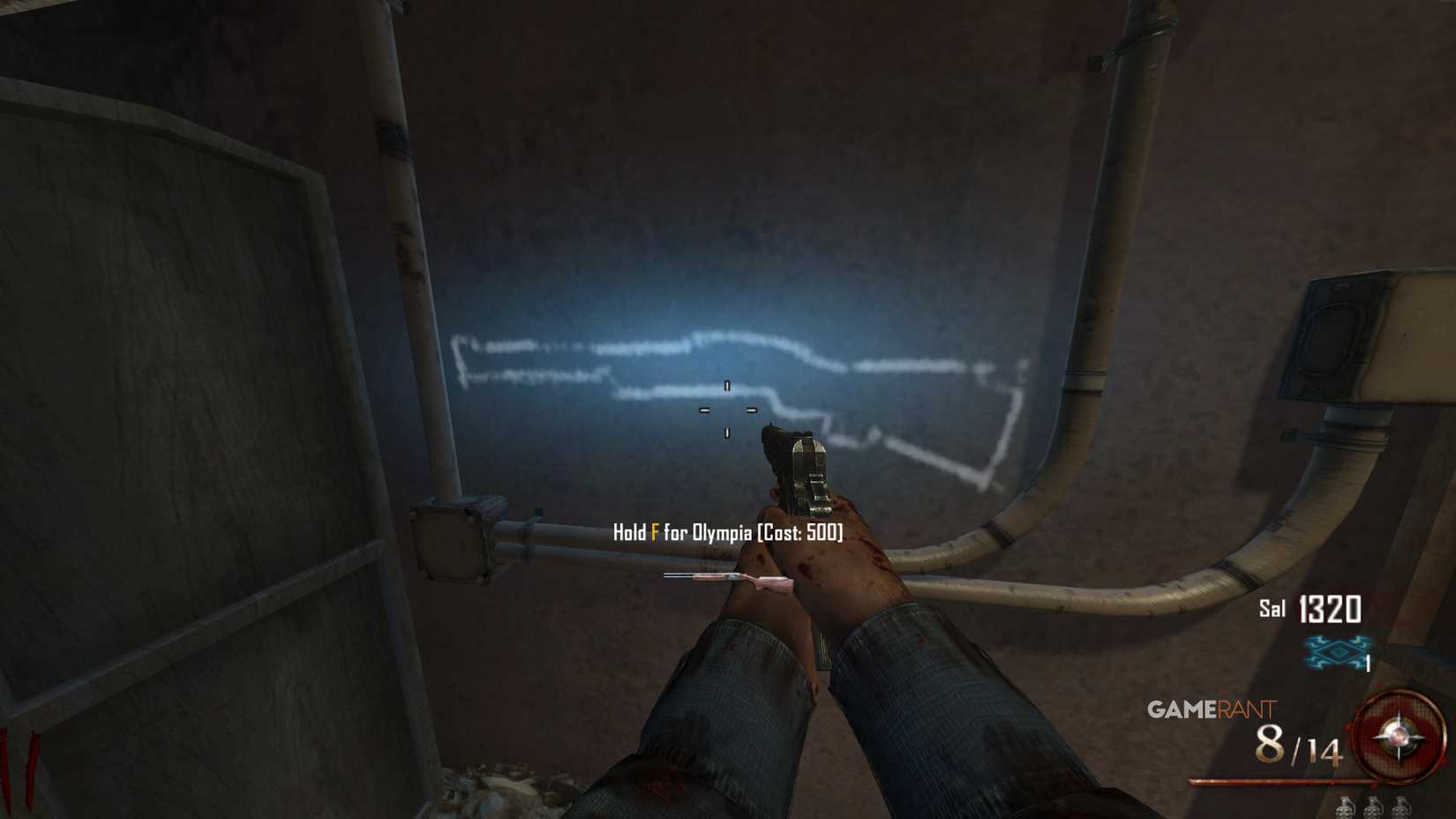 Olympia Wall Buy Location - Mob of the Dead - Black Ops 2 Zombies