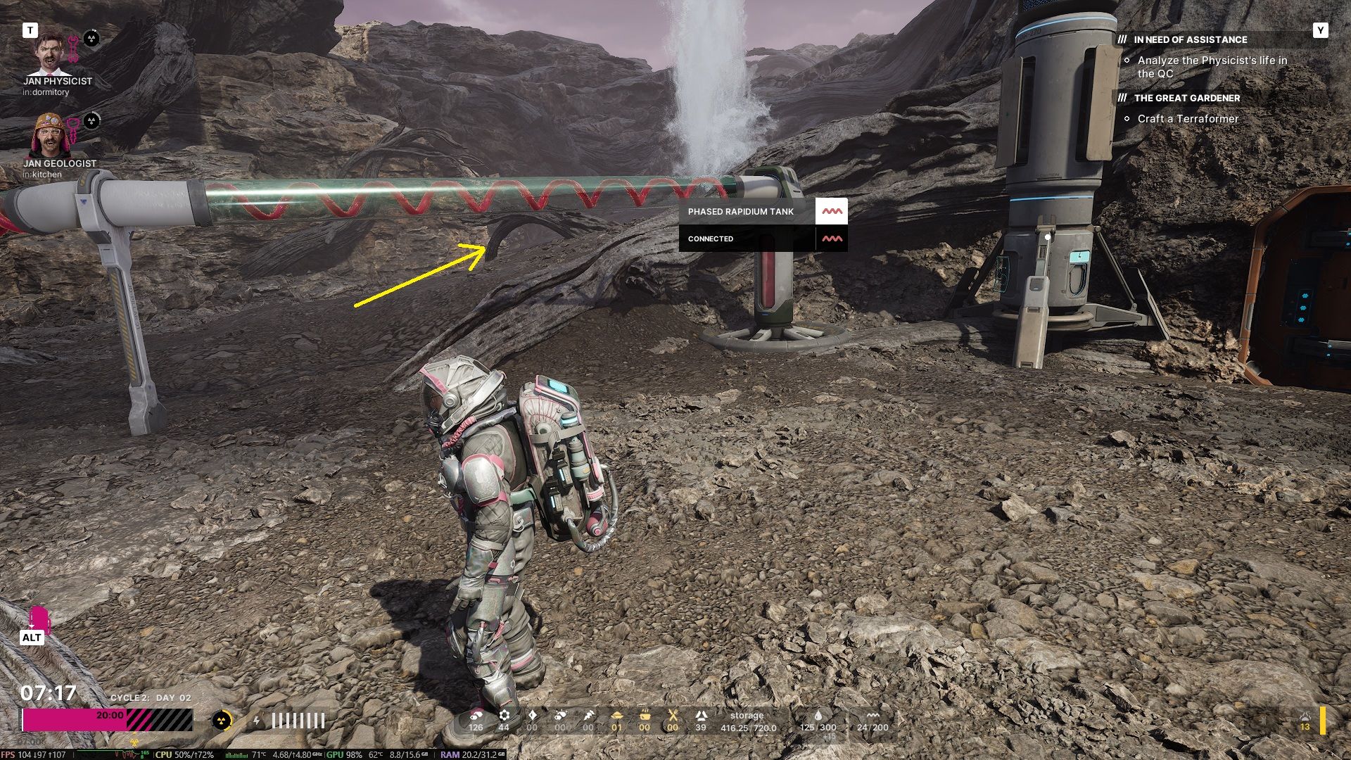 Organics Resource Node 1 - The Alters Last Variable