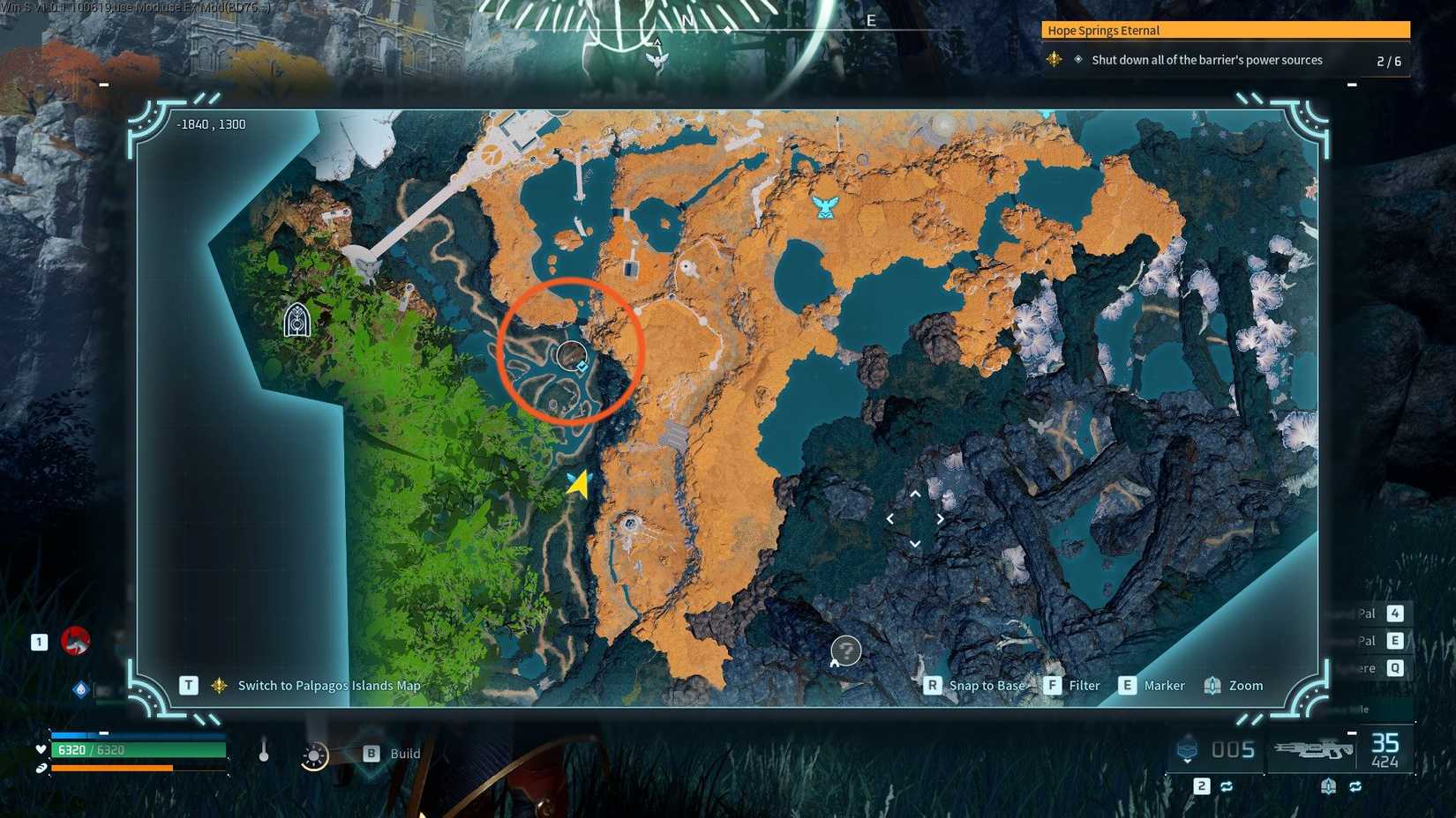 Palworld Aegidron map location